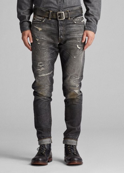 Men's Ralph Lauren Slim Narrow Selvedge Jeans | 143207ZGH